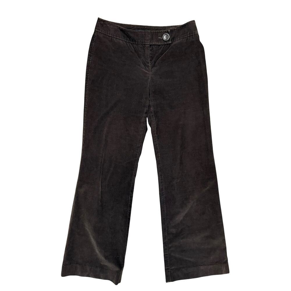 Vintage Y2K The Limited Brown Corduroy Mid Rise Pants Size 6